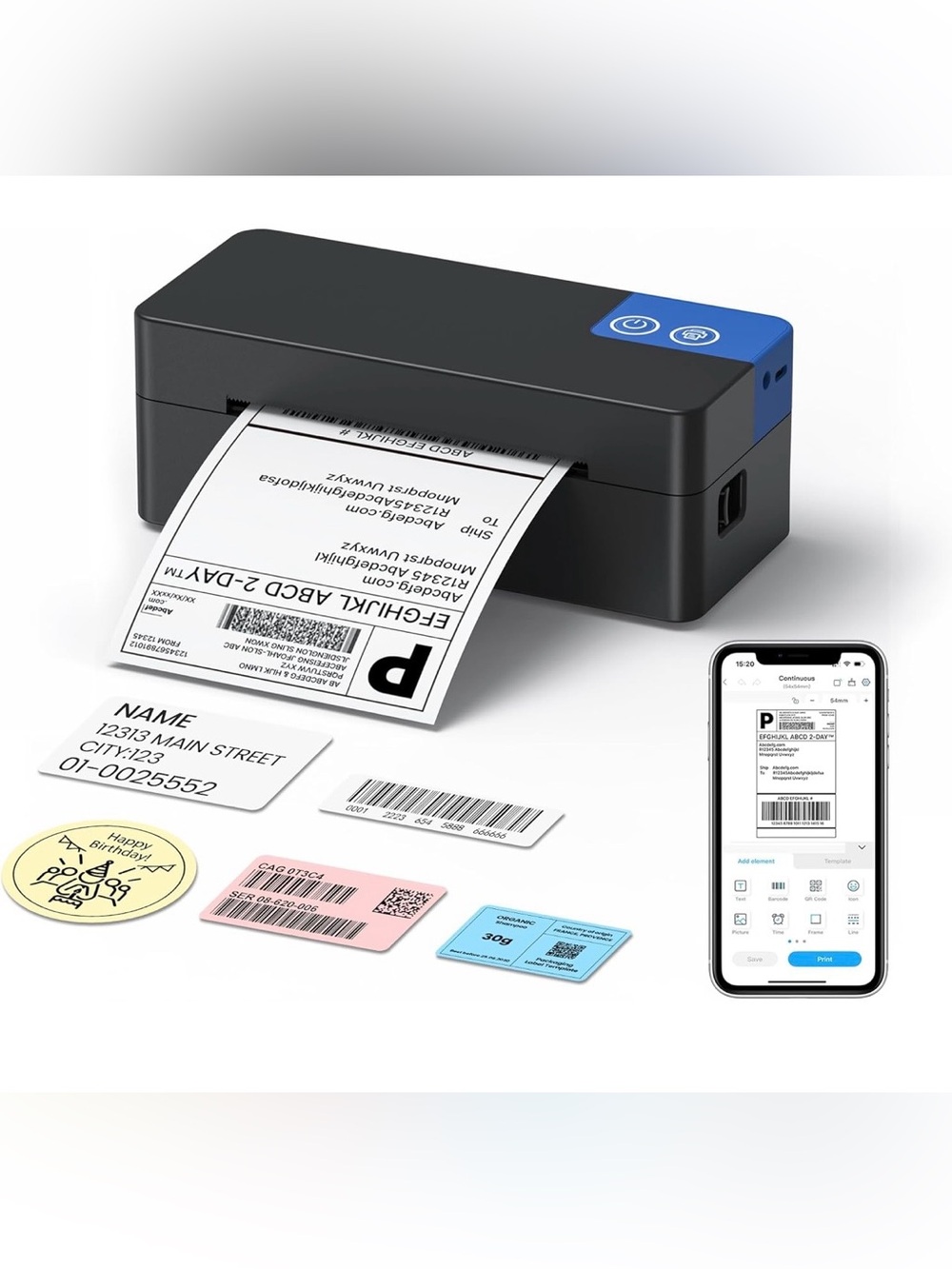 ETIKEZ shipping label printer
